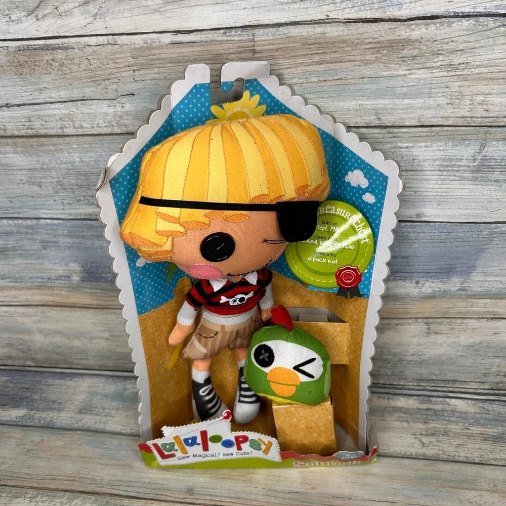 Lalaloopsy Soft Doll Pirate Patch Treasure chest Boy Plush‎ Stuffed