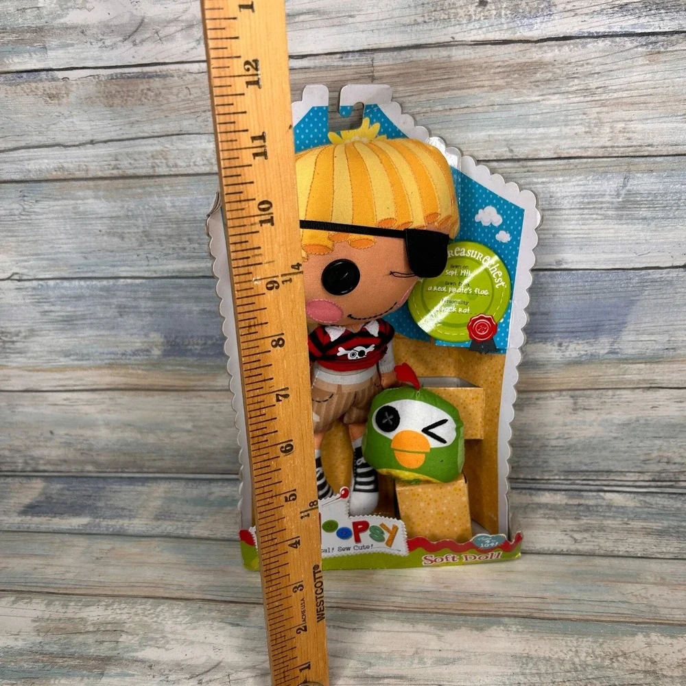 Lalaloopsy Soft Doll Pirate Patch Treasure chest Boy Plush‎ Stuffed