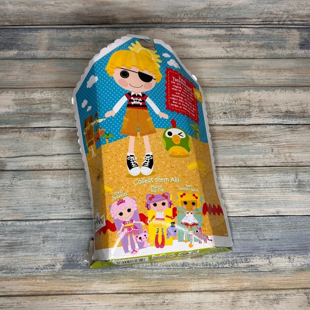 Lalaloopsy Soft Doll Pirate Patch Treasure chest Boy Plush‎ Stuffed