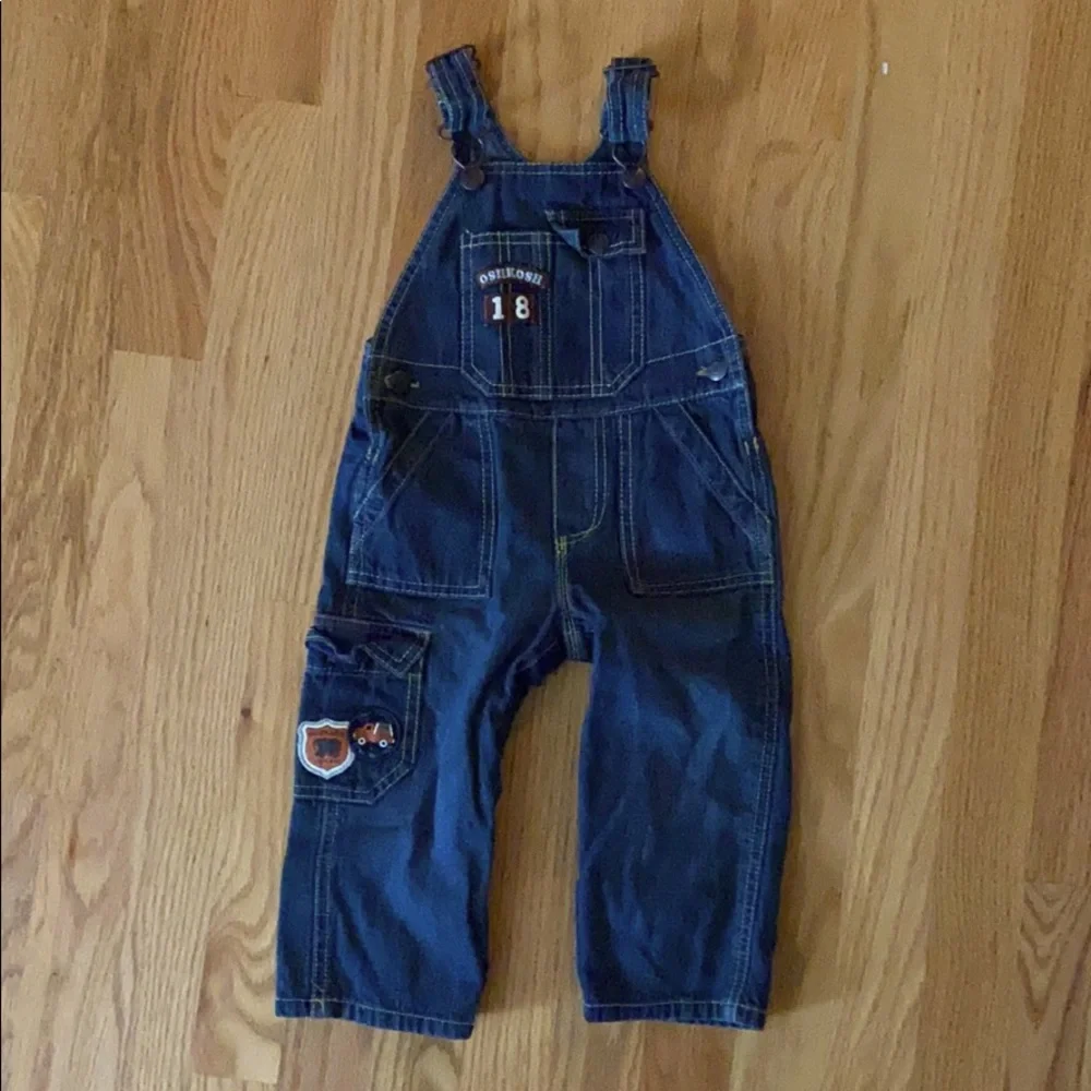 Osh Kosh Classic Denim Overalls 18M