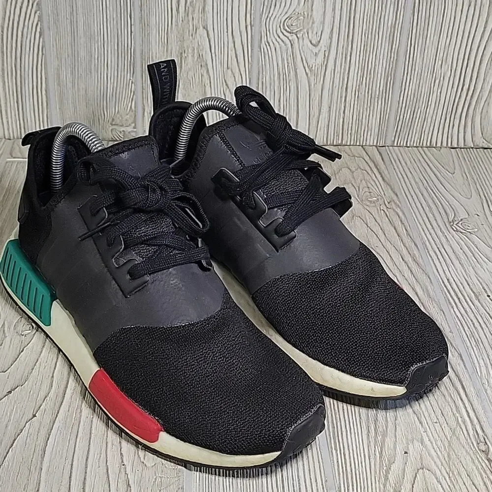 Adidas Boost NMD R1 Legend Japan Heel Black Athletic Sneakers Mens Size 7.5