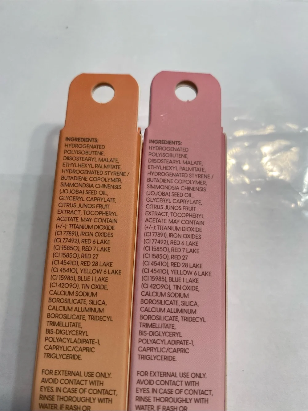 Kara Beauty pH Glow Color-Changing Lip Oil Duo - Sheer Orange & Sheer Rose