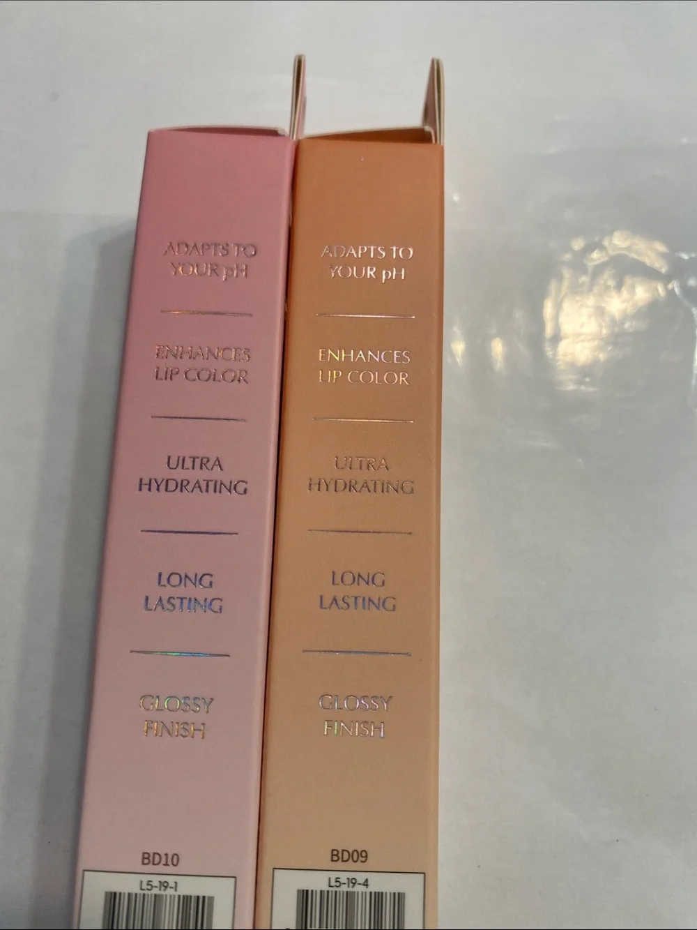 Kara Beauty pH Glow Color-Changing Lip Oil Duo - Sheer Orange & Sheer Rose