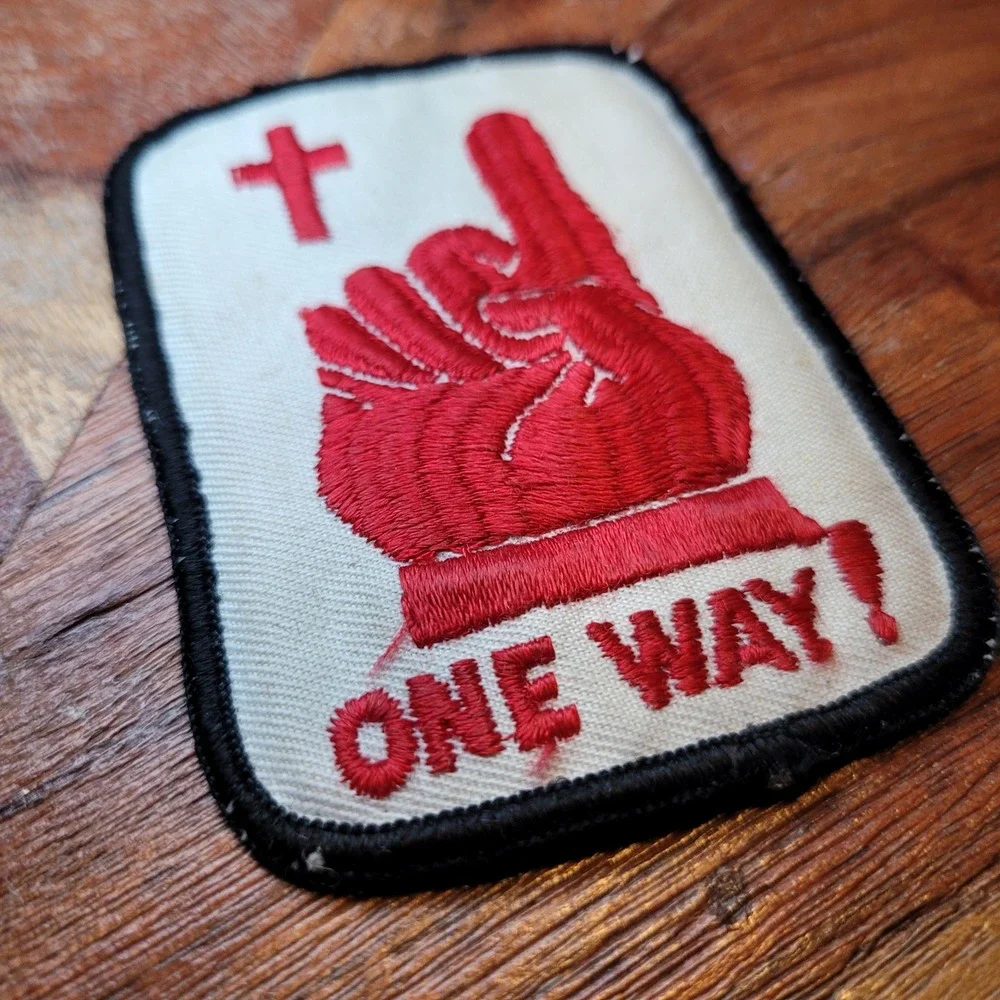 N/A embroidered patch