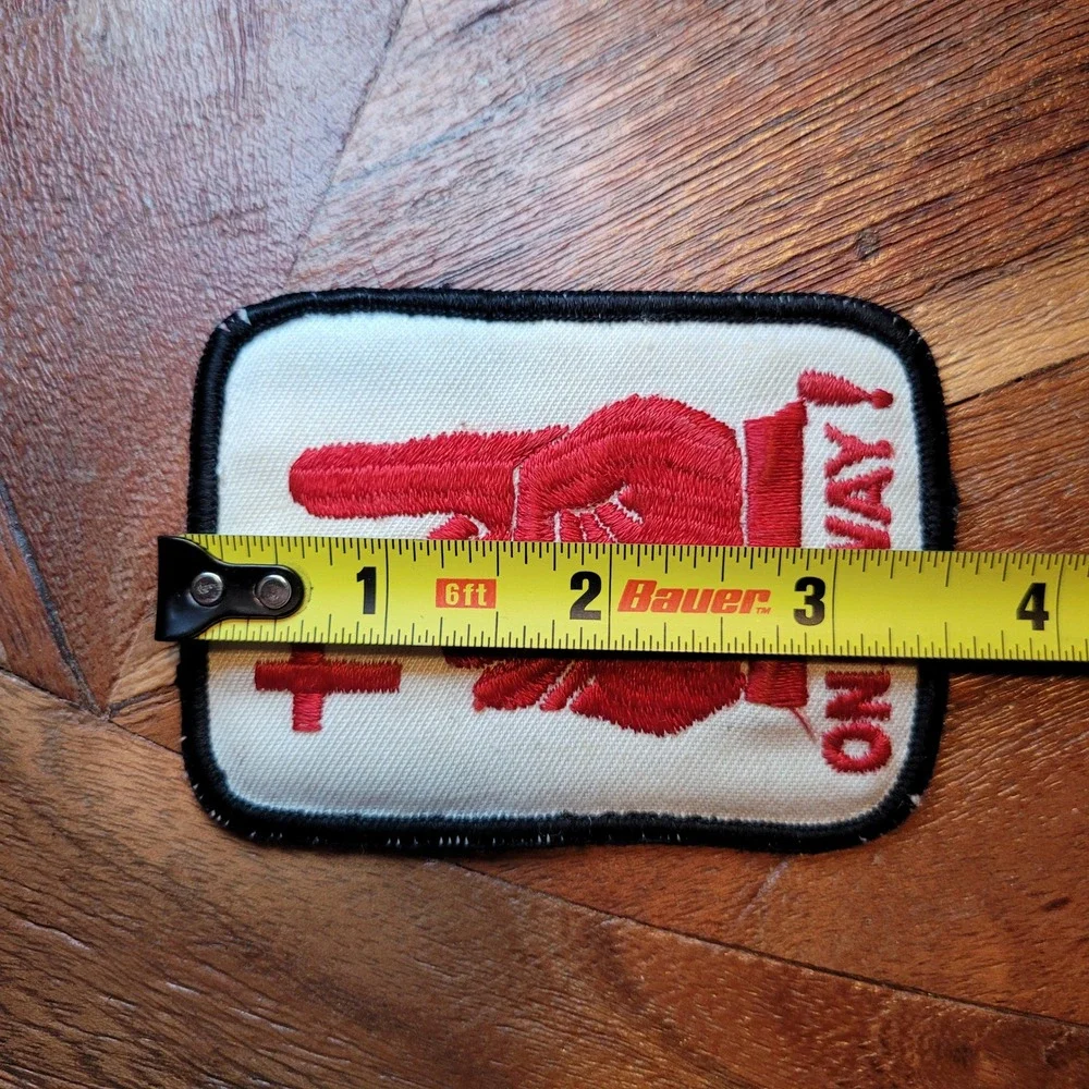 N/A embroidered patch