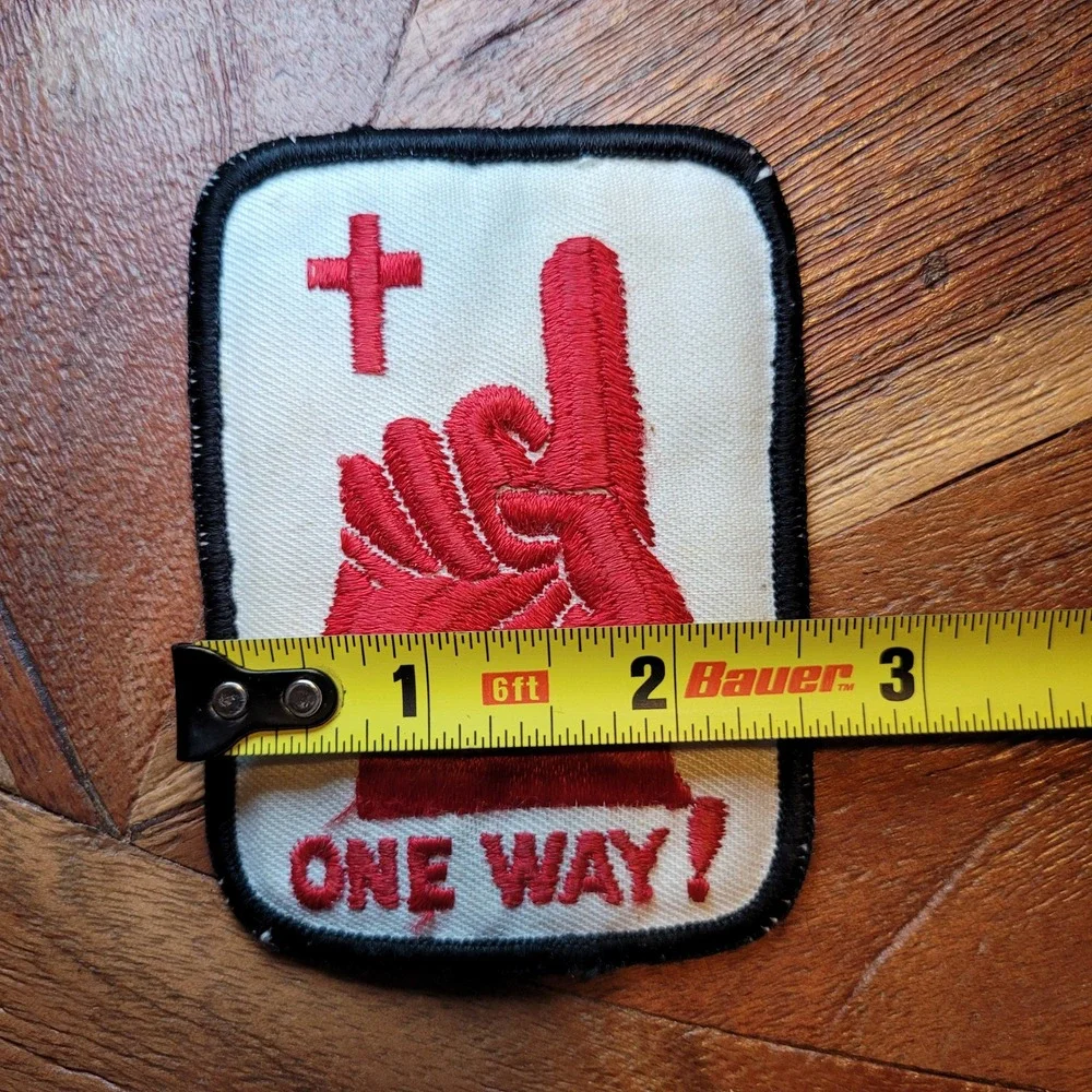N/A embroidered patch