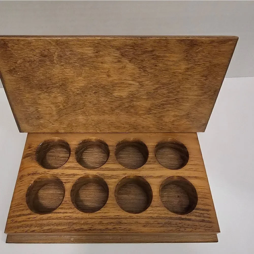 Handmade wooden rings and things jewelry box