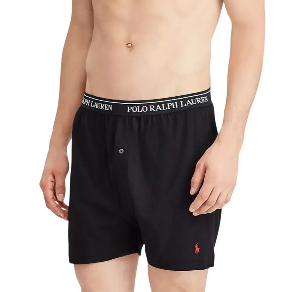 Polo Ralph Lauren Men's LG 5 Pack Classic Fit Cotton Knit Boxers Shorts P2-13
