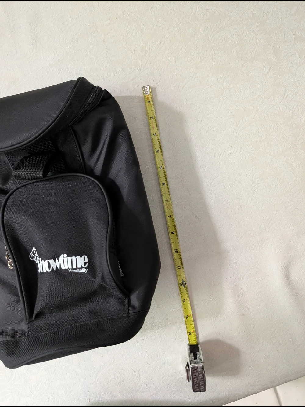 Koozie Black Insulated Soft Lunch Cooler Bag Rectangle Zipper Lid Strap Logo