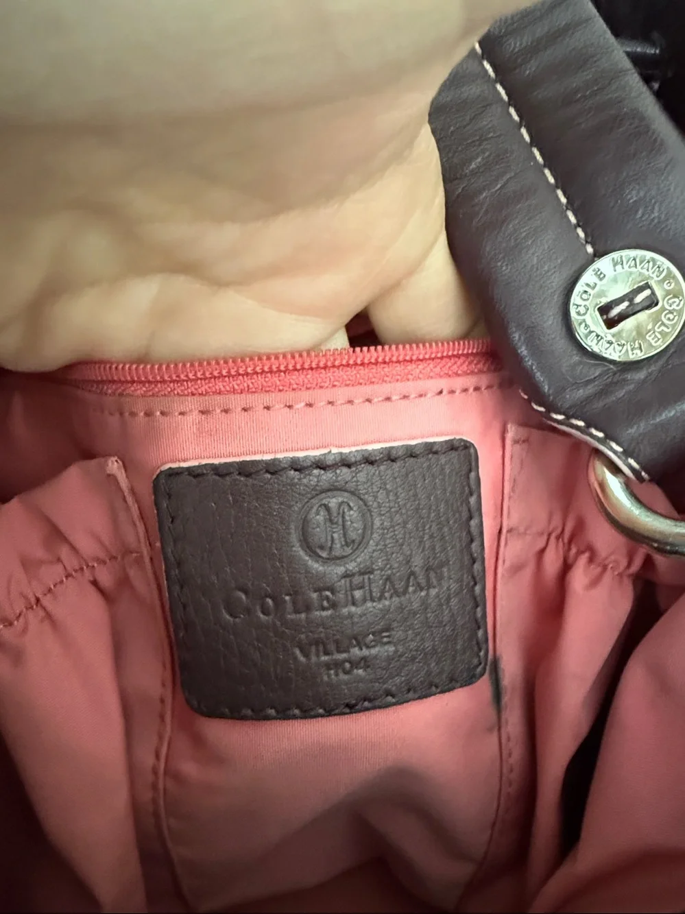 Cole Haan interior strap