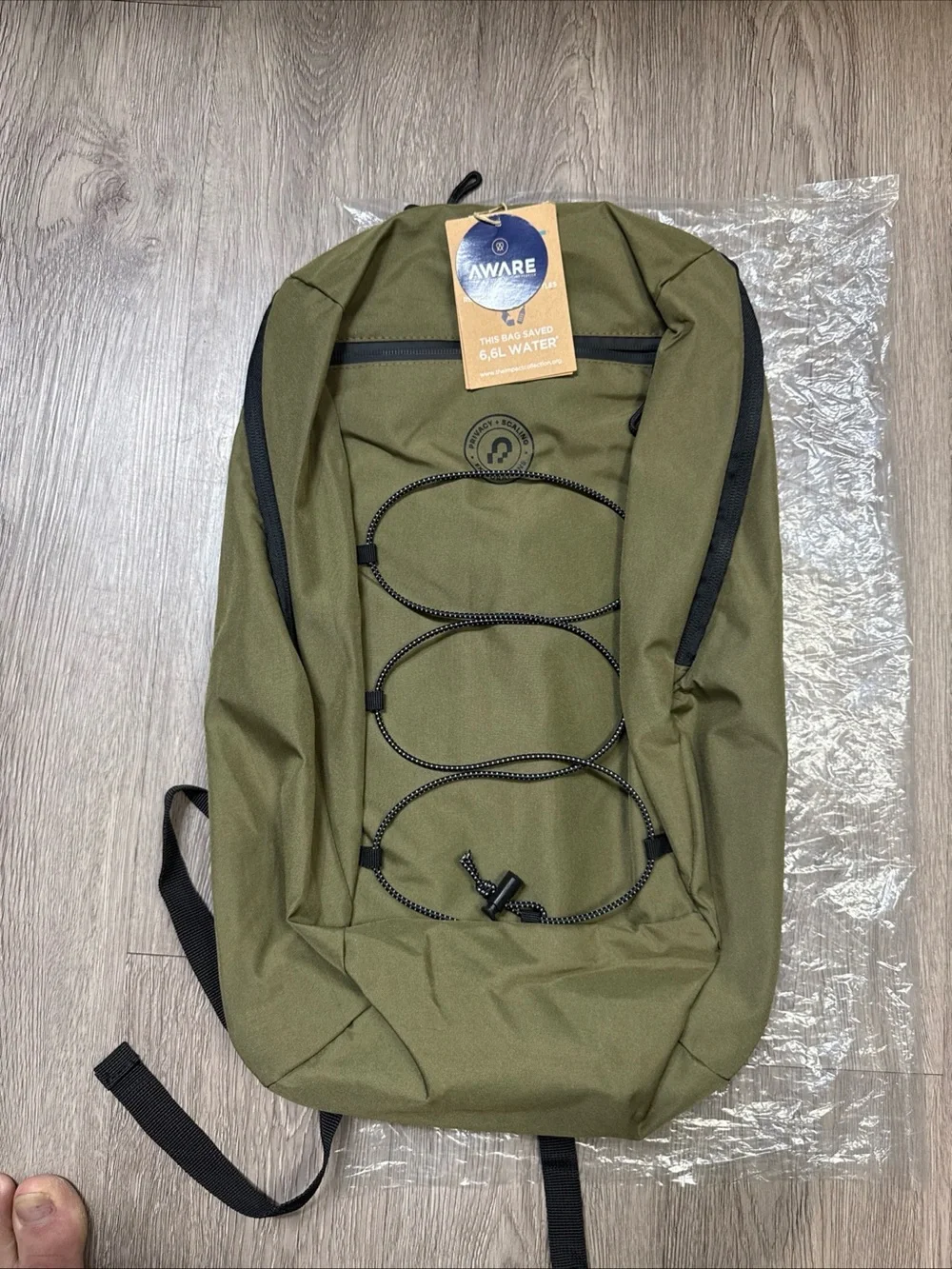 Impact AWARE Hiking backpack 18L - XD made from recycled water bottles MSRP $170
