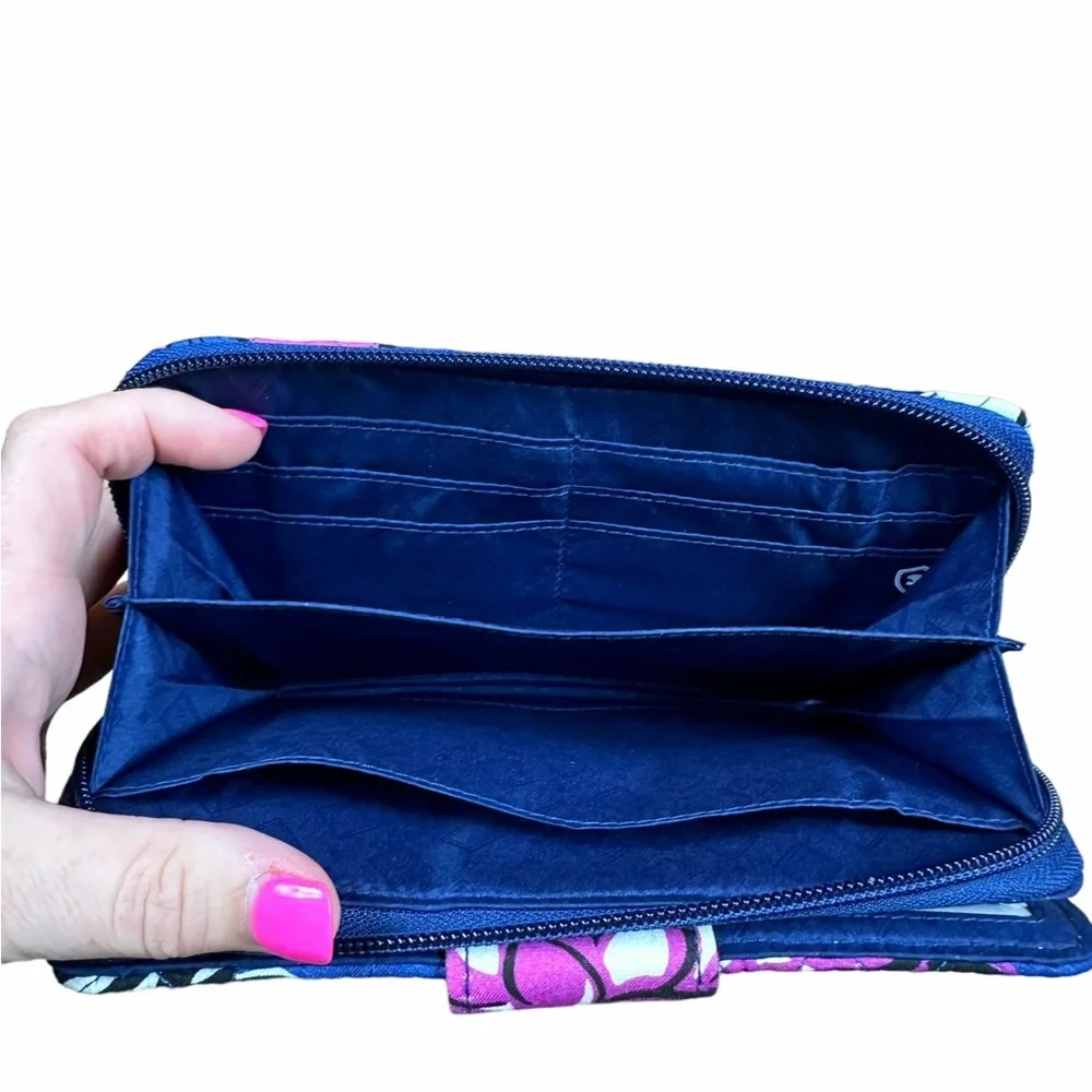 VERA BRADLEY: NWT Bags African Violet Turnlock Wallet