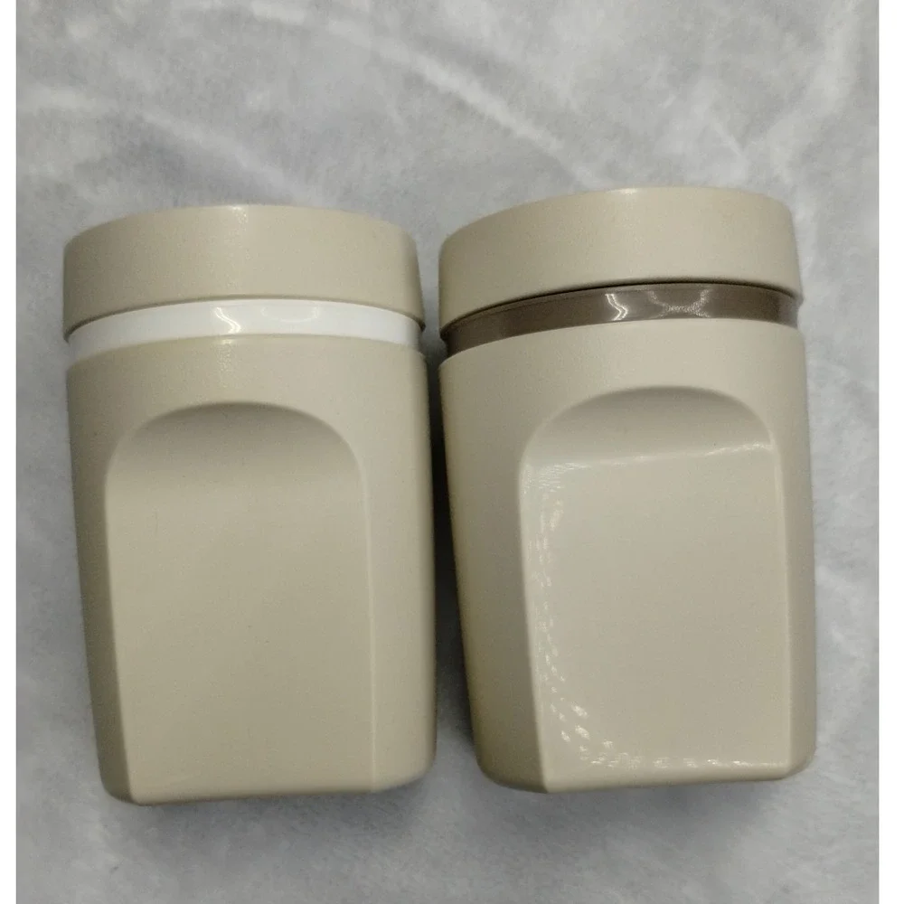 Tupperware Modular Mates Spice Shakers Tan Beige Vintage‎ Kitchen Storage