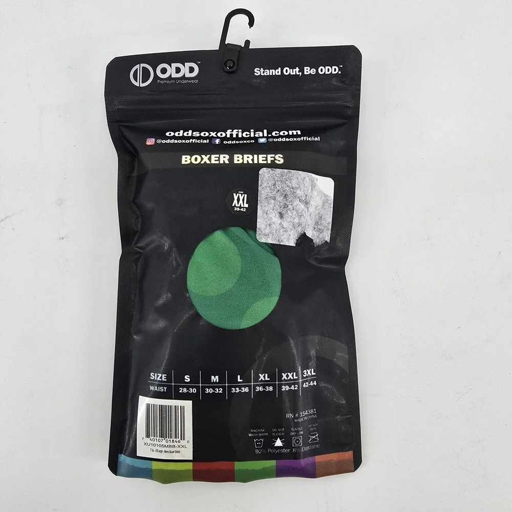 2XLARGE MENS ODD 7-UP BOXER BRIEFS‎ - NIP