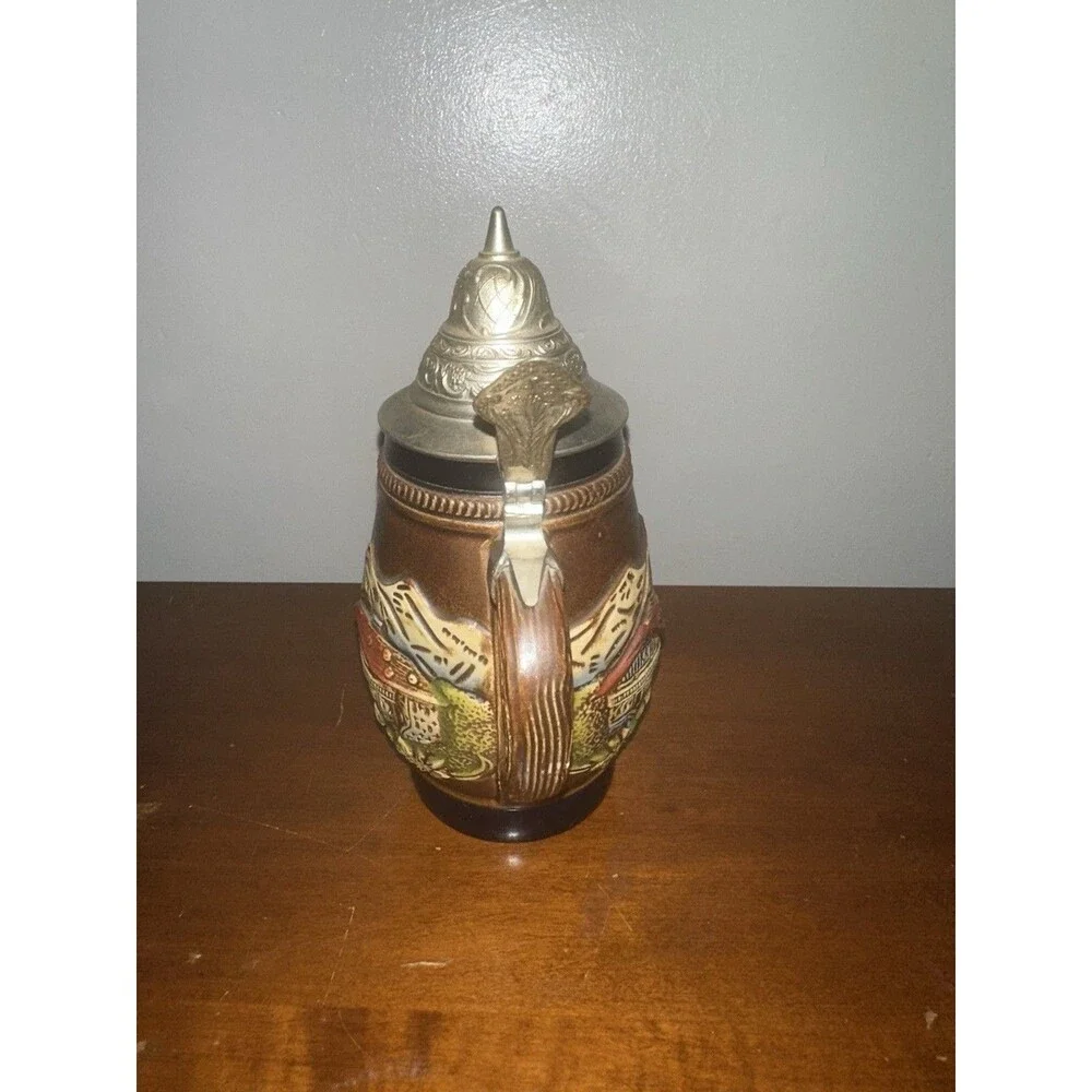 Vintage Tirol Crest Tankard Origin Stamped and Numbered