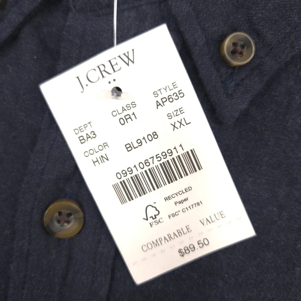 J. Crew crew brushed