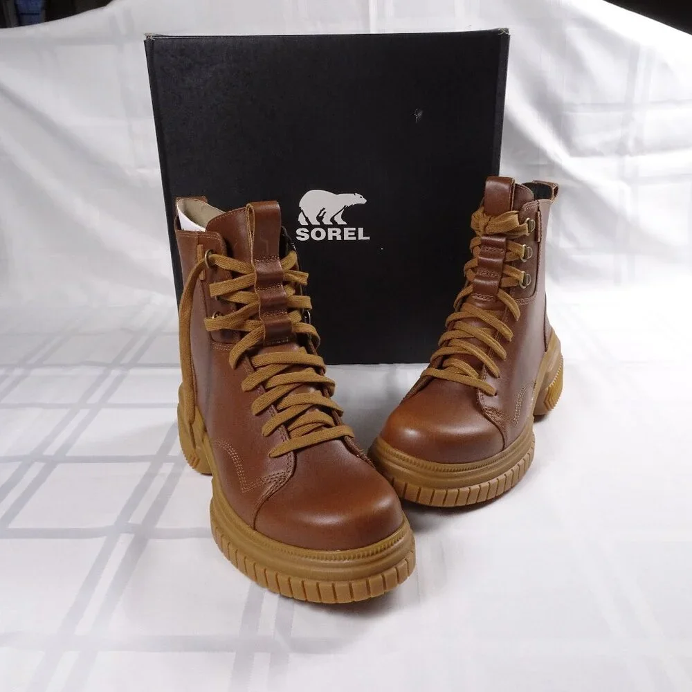 Sorel‎ - ONA Ave Boot Lace, Brown, Waterproof Women's 8.5 - NEW