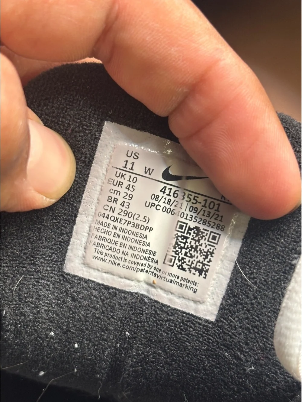 Nike size 11