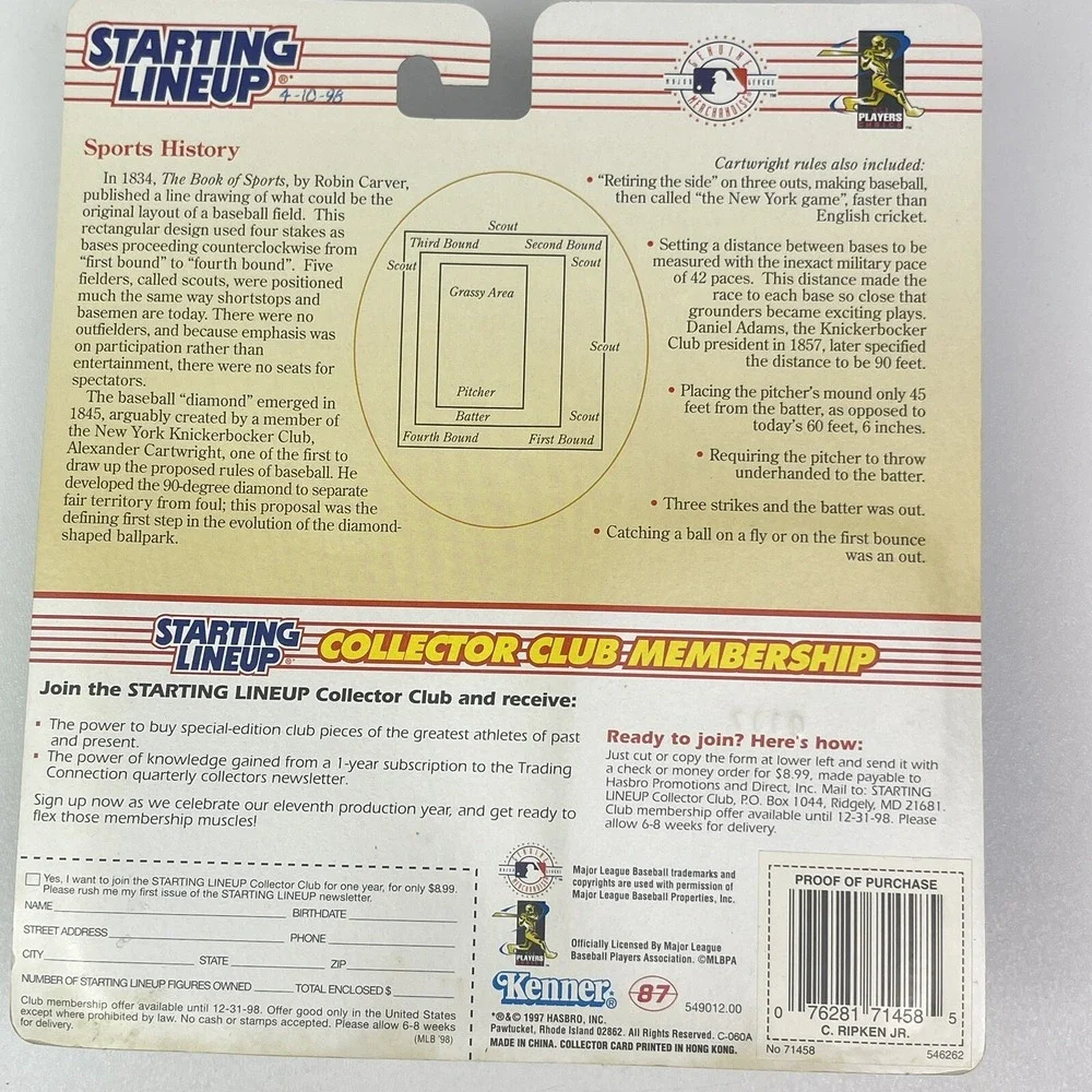 Hasbro - Starting Lineup SLU please see