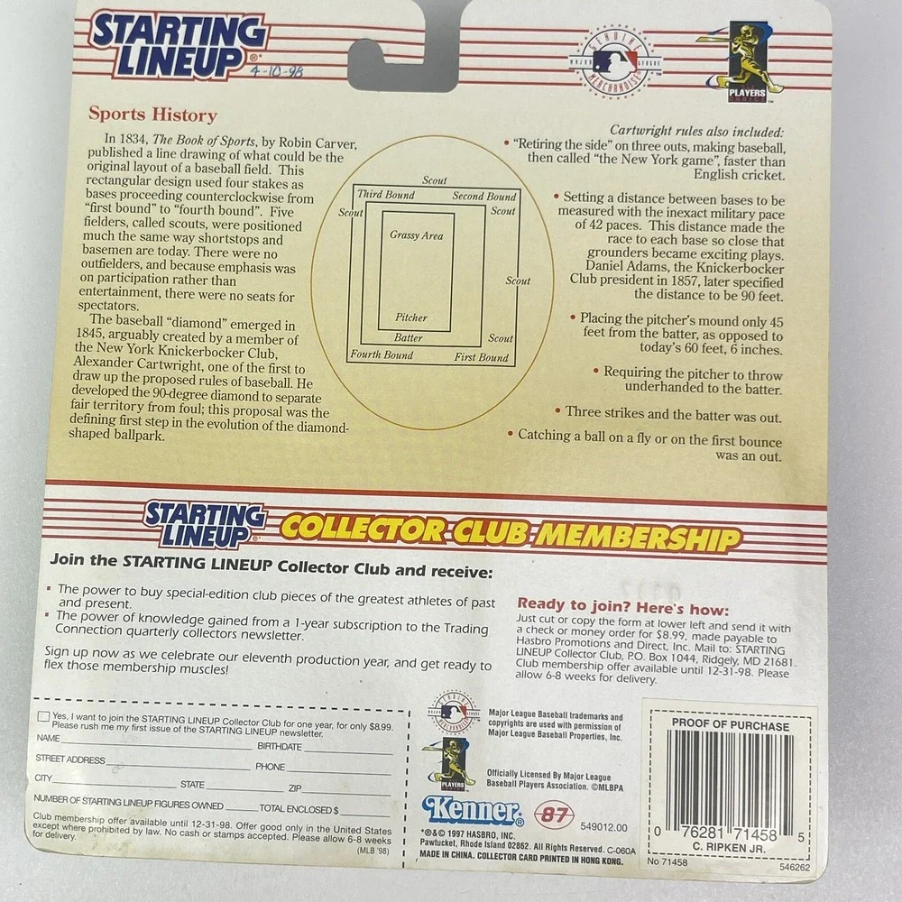 Hasbro - Starting Lineup SLU please see