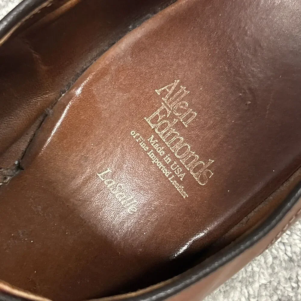 Allen Edmonds LaSalle Split Toe Derby Shoes Mens Size 12 D Loafers Oxfords