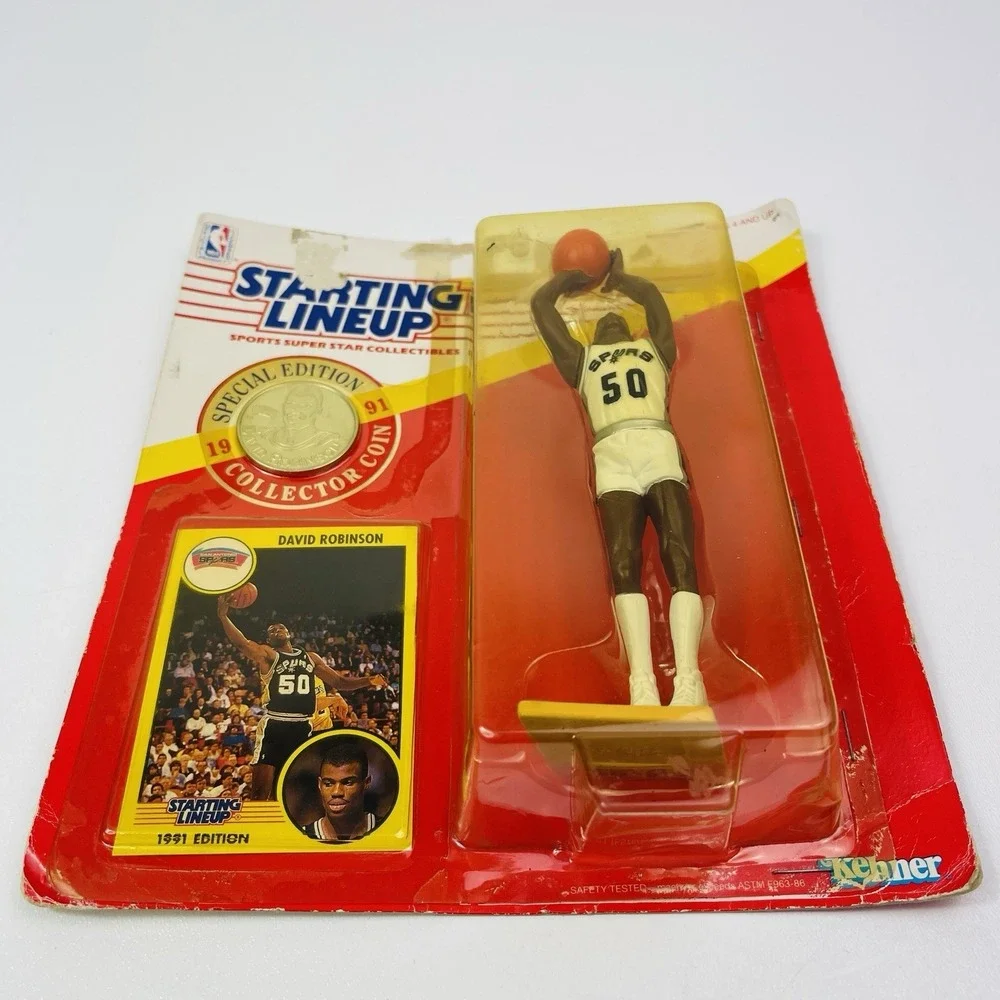 1991 Starting Lineup Figure NBA David Robinson San Antonio Spurs Admiral