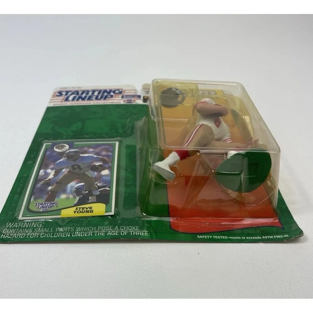 1994 Starting Lineup STEVE YOUNG Football Figure and Card NFL