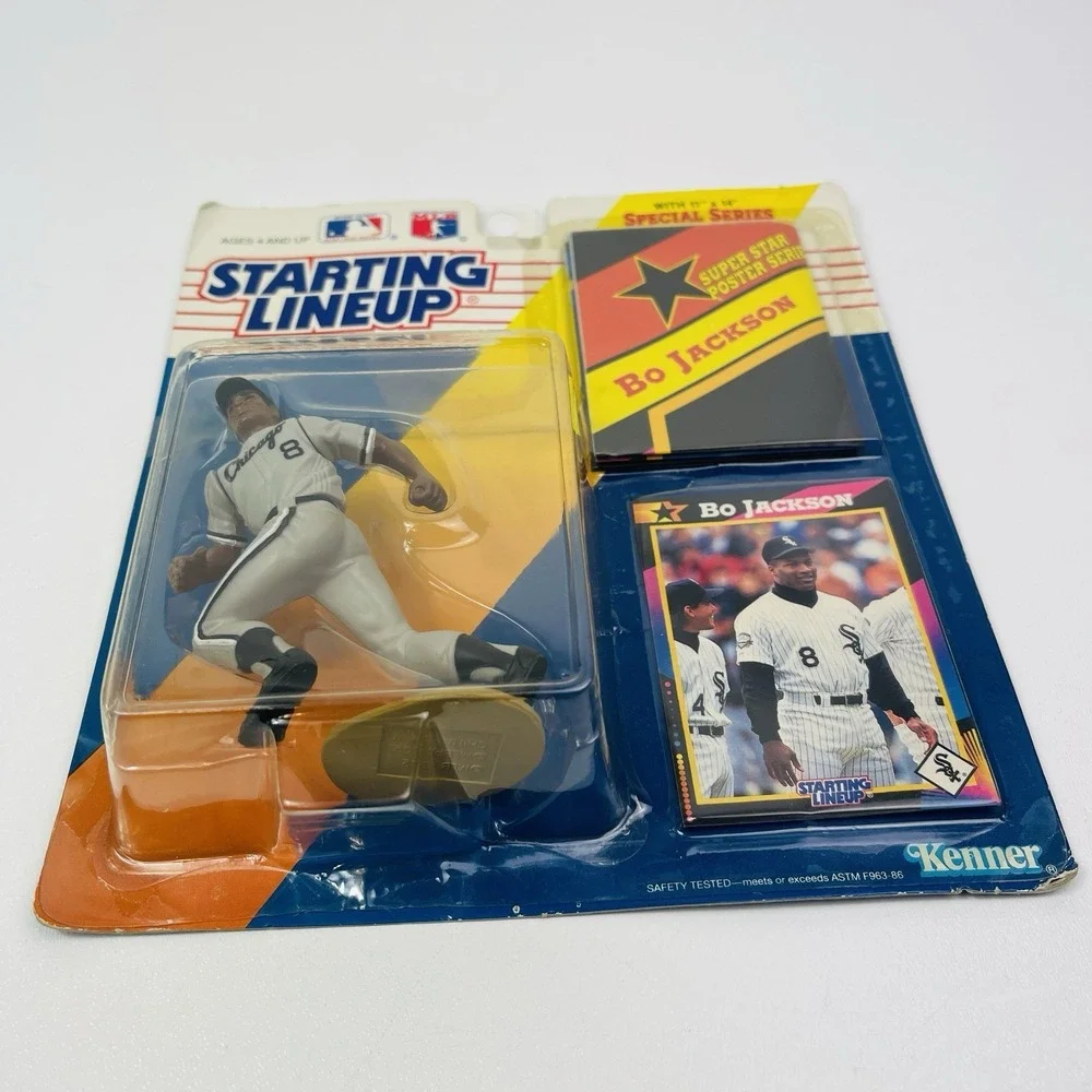1991 Bo Jackson Chicago White Sox Starting Lineup MLB Action Figure Kenner