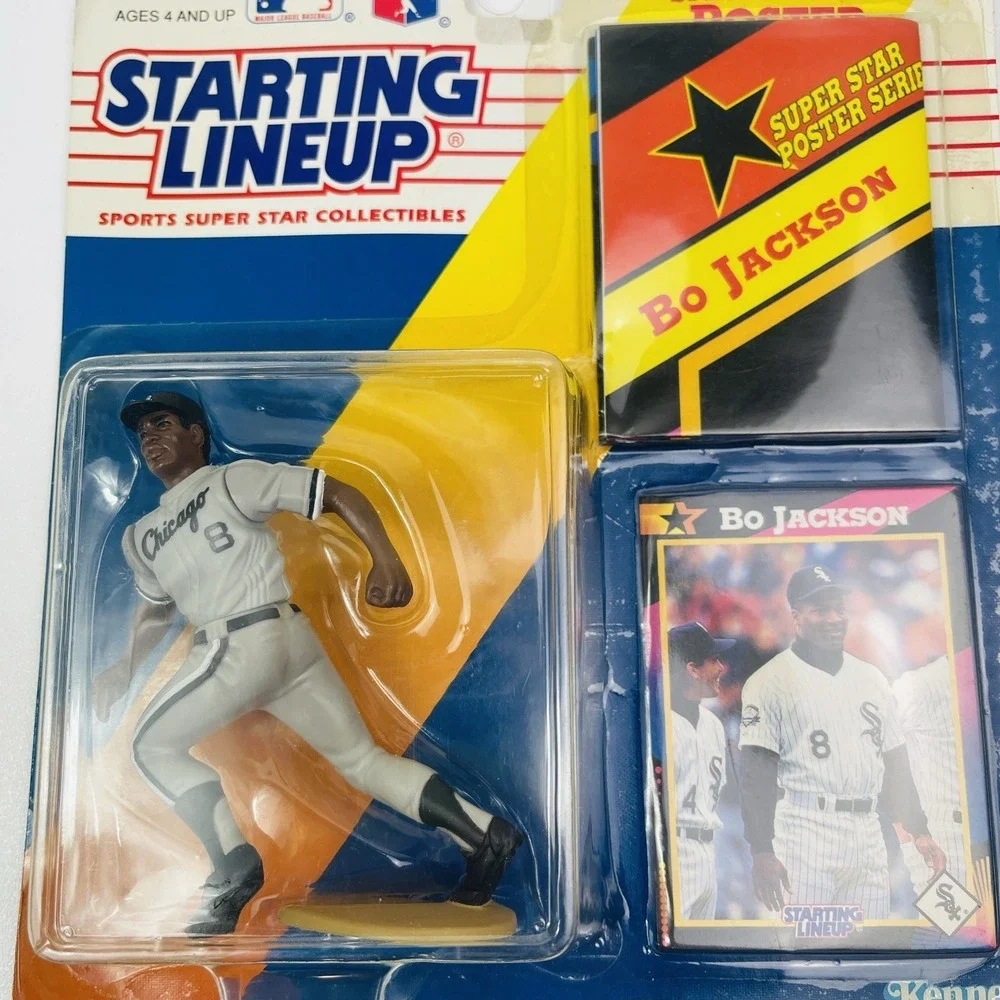 1991 Bo Jackson Chicago White Sox Starting Lineup MLB Action Figure Kenner