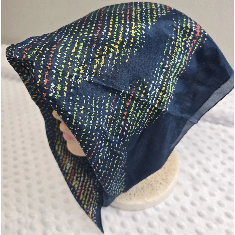 Vera Neumann navy modernist dot