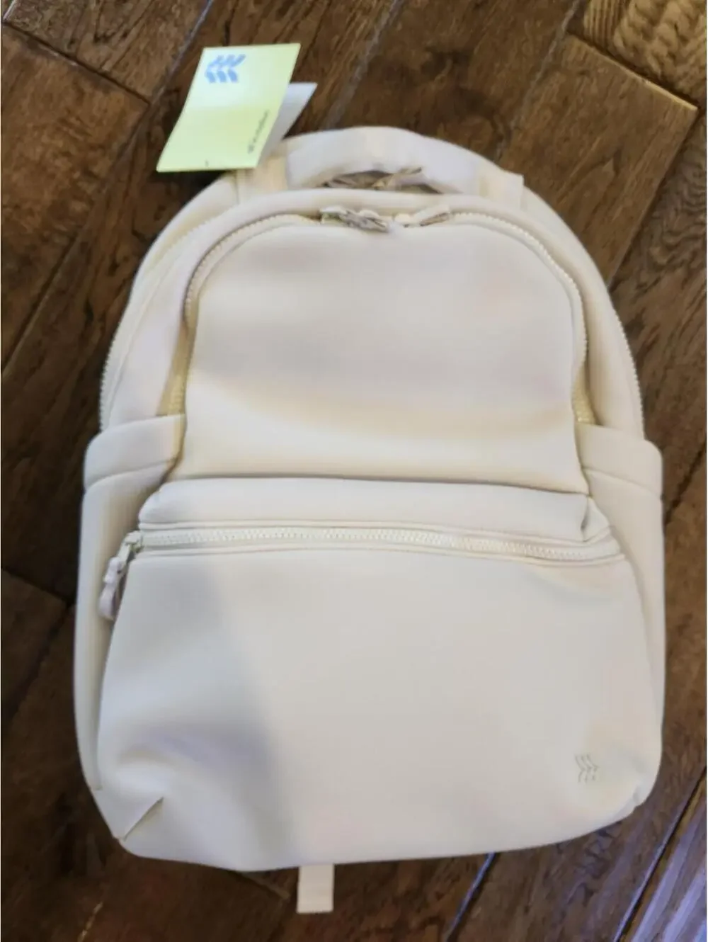 All in Motion Water Repellent Laptop Backpack Cream Beige 15in Laptop Sleeve NWT