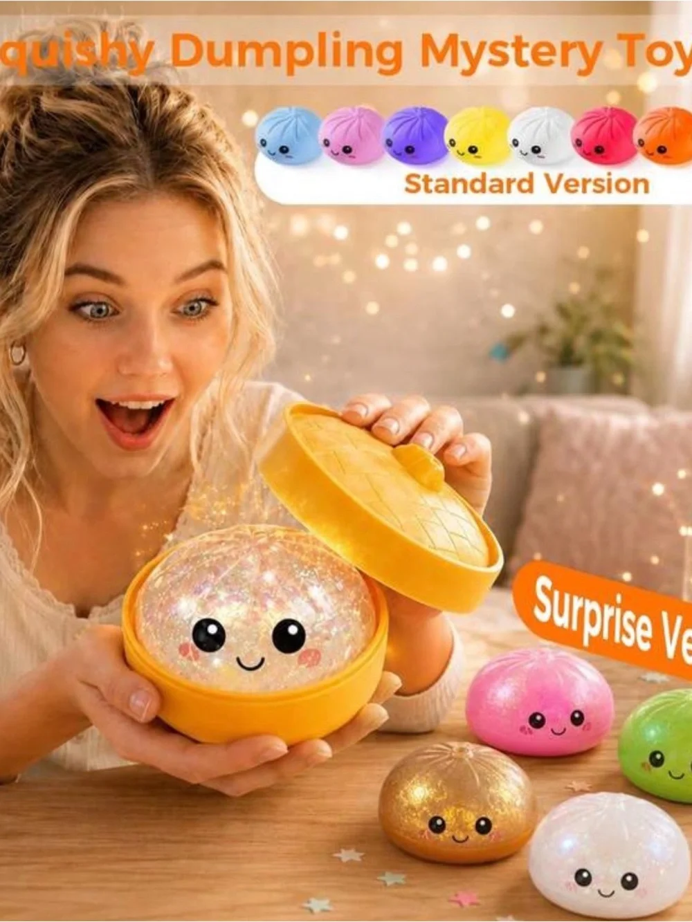 Squishy dumplings soft squeezable