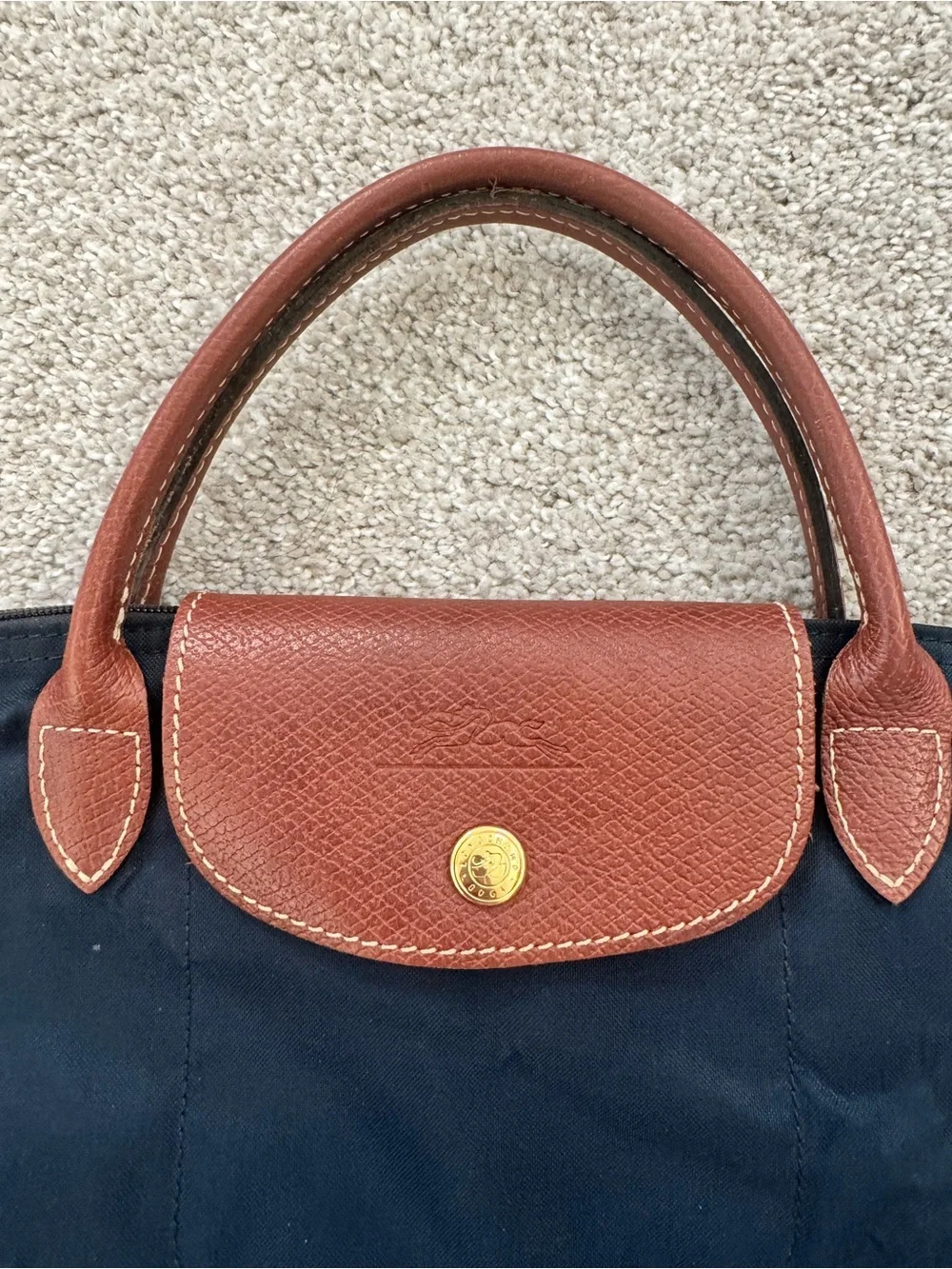 Longchamp navy nylon