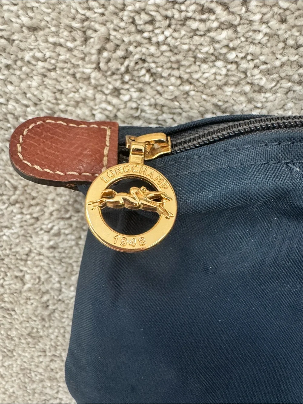 Longchamp navy nylon