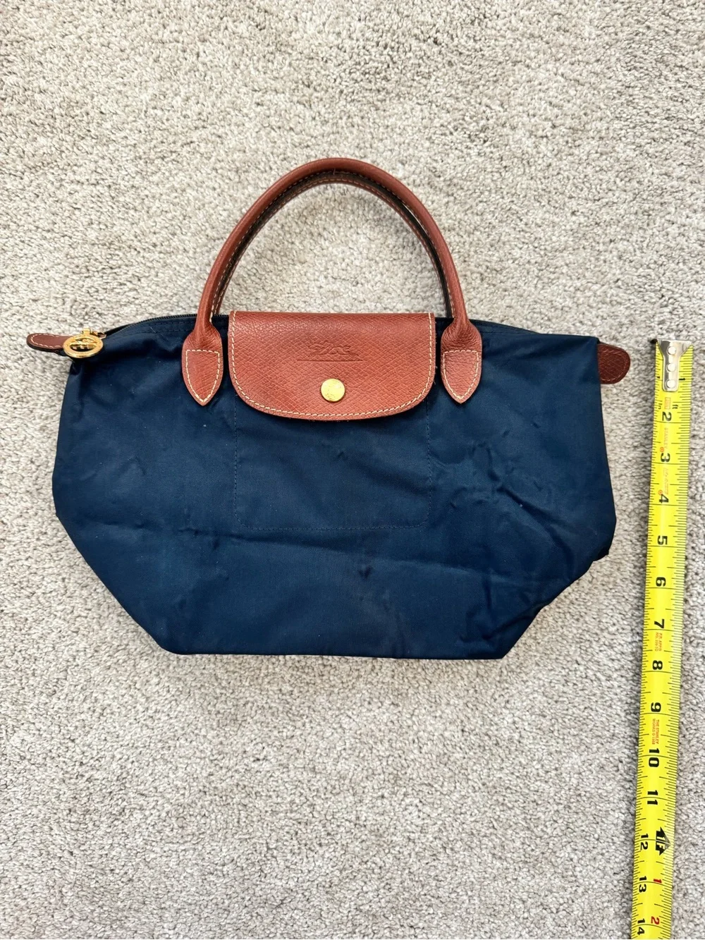 Longchamp navy nylon