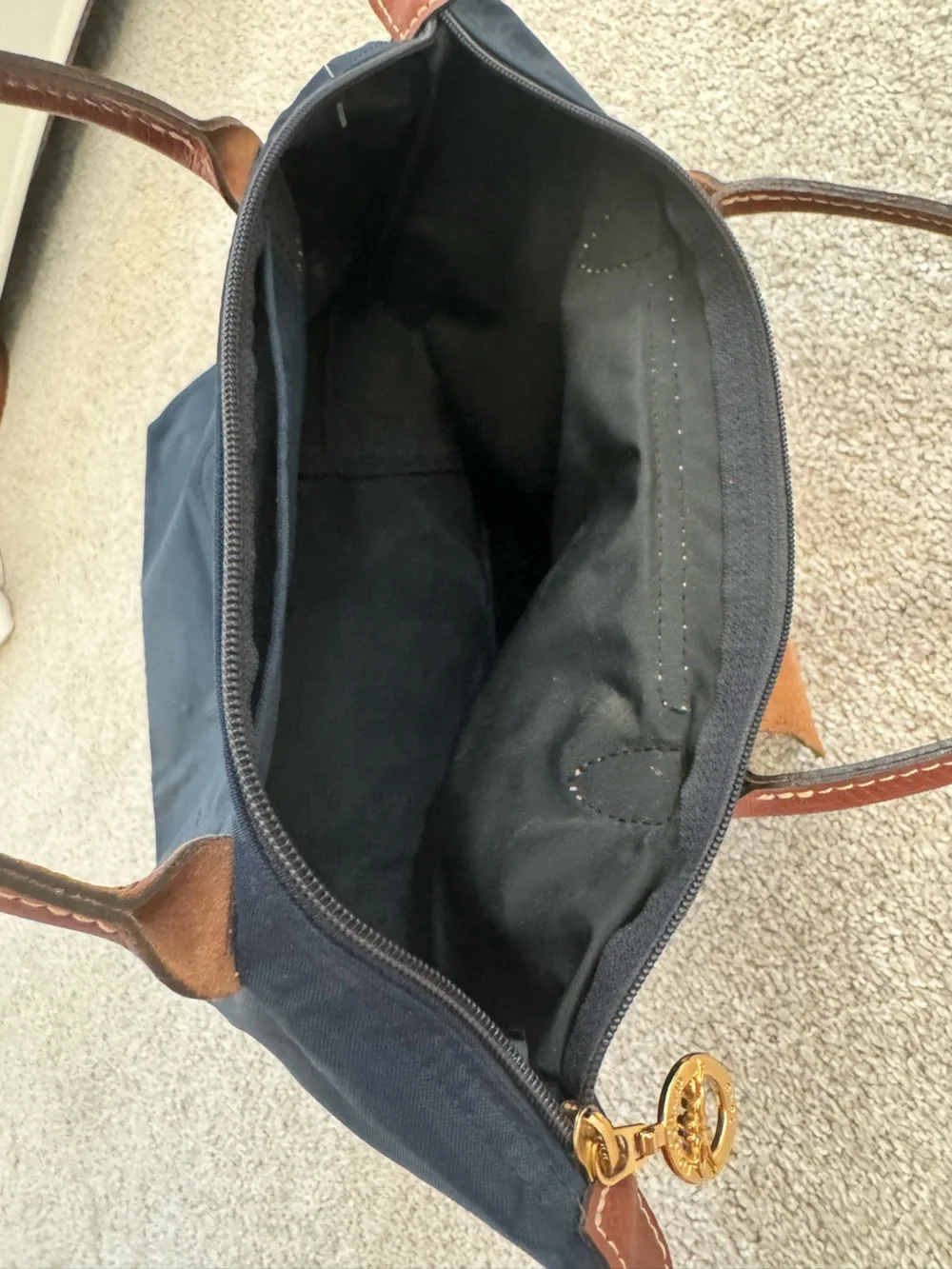 Longchamp navy nylon