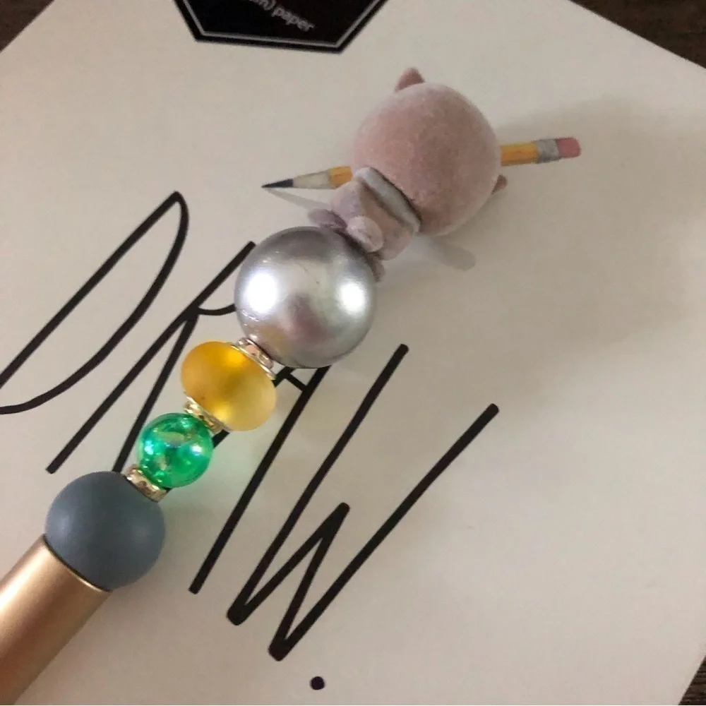 Disney Doorables: Bambi: Friend Owl handmade beaded pen