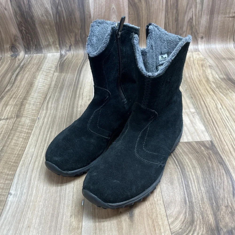 Sorel Boots Maribel Women's 6 Mid-Calf Thinsulate Waterproof Black Inside Zipper