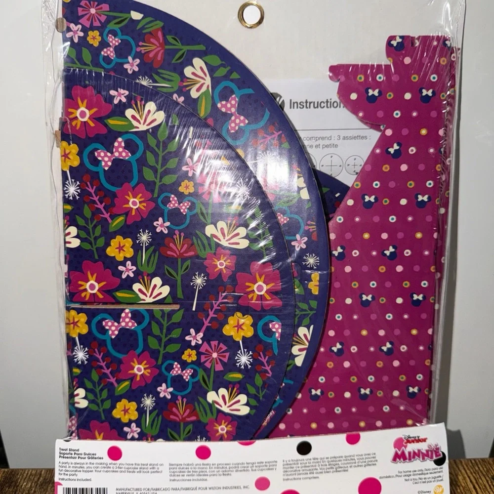 Disney Minnie Mouse Treat Stand - Pink and Purple
