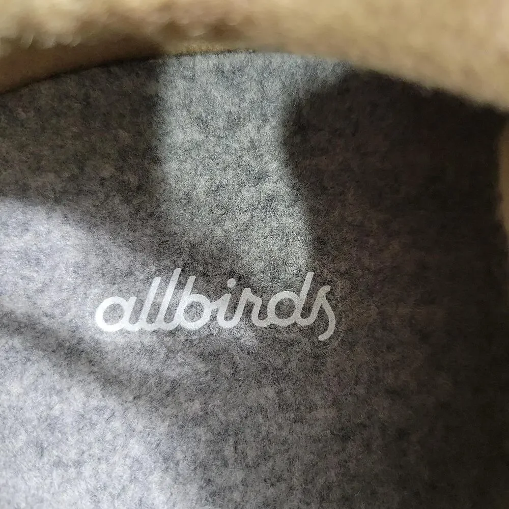 Allbirds Wool Runner Mizzles Sneakers Men 9 Brown Wool Lace Up Low Top WRM