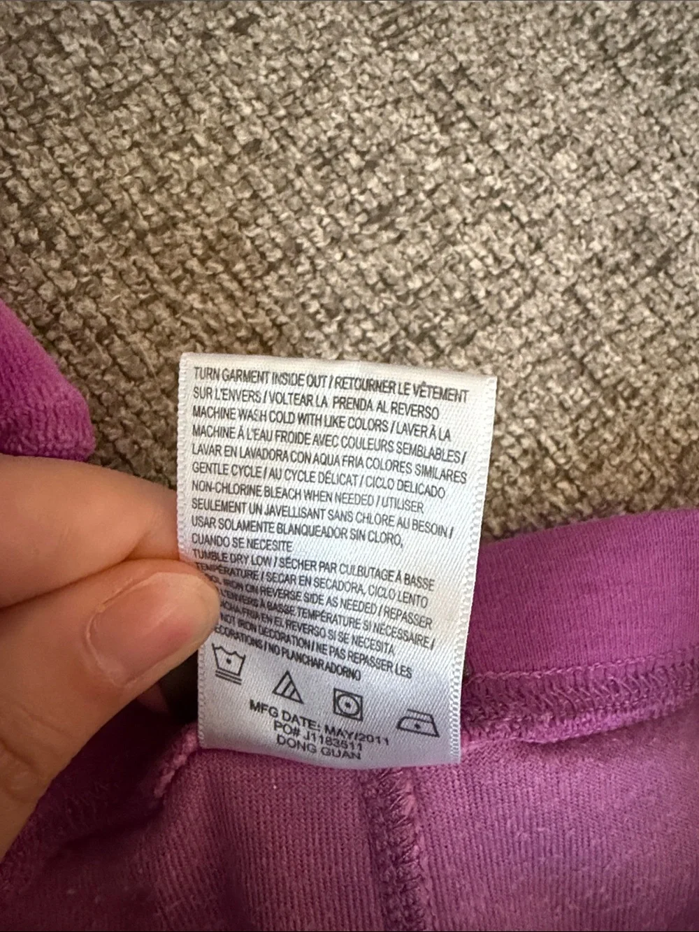 Juicy Couture soft velour