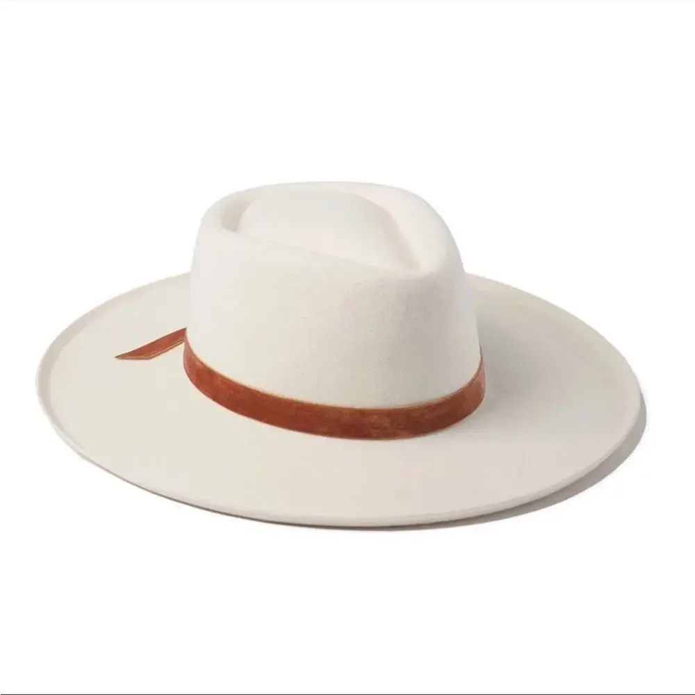 Lack of Color Val Diamond Hat white cream bohemian summer travel medium