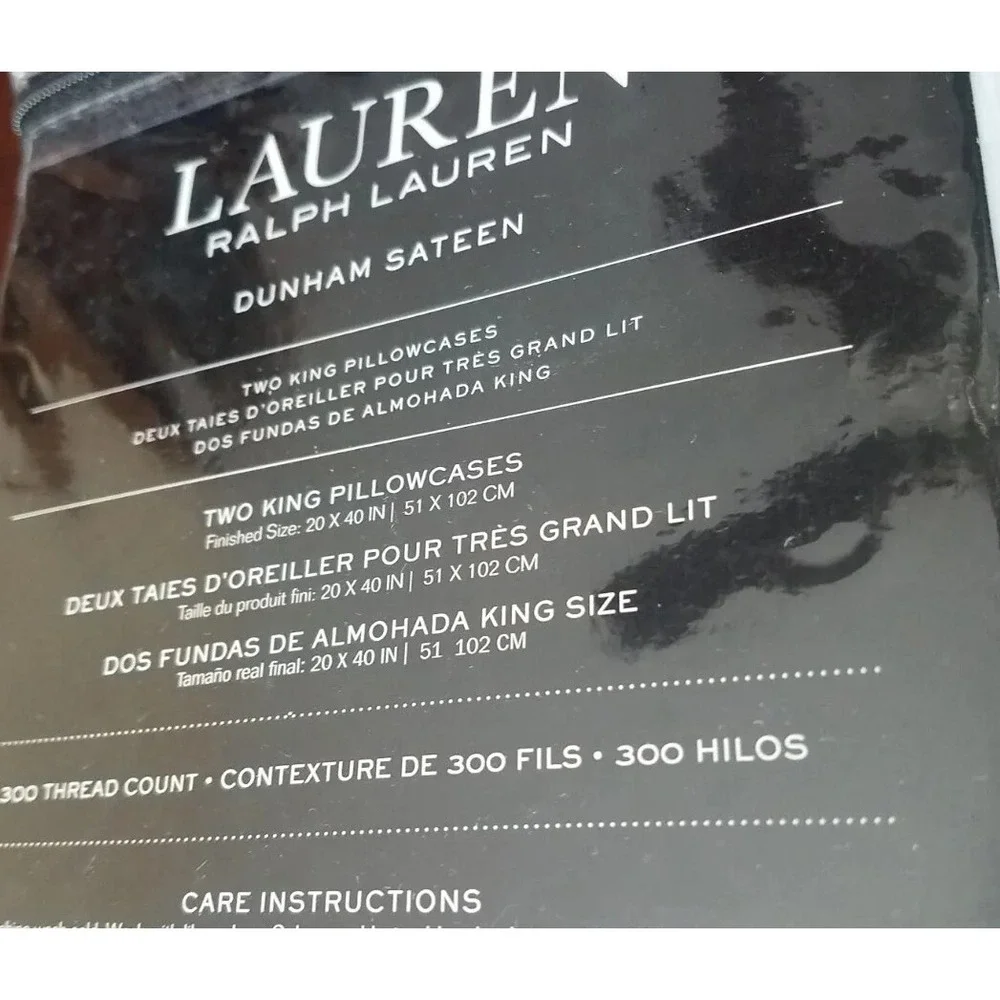 Ralph Lauren sateen thank