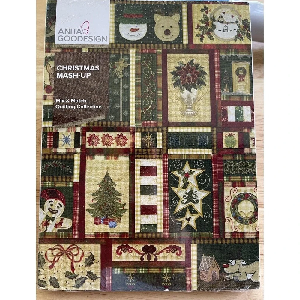Anita‎ Goodesign Christmas Mash-Up Embroidery Machine CD NEW 297AGHD