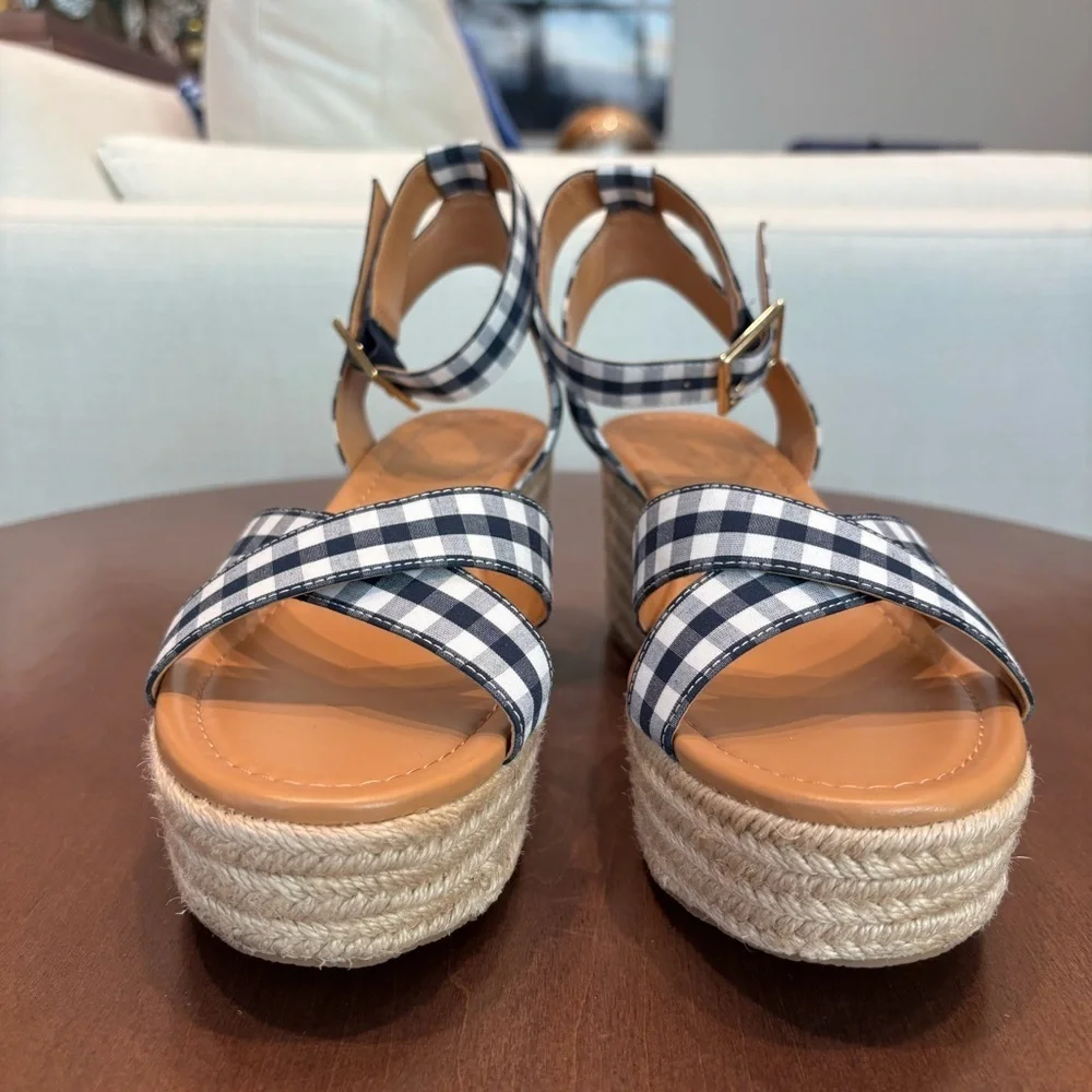 J. Crew fabric upper