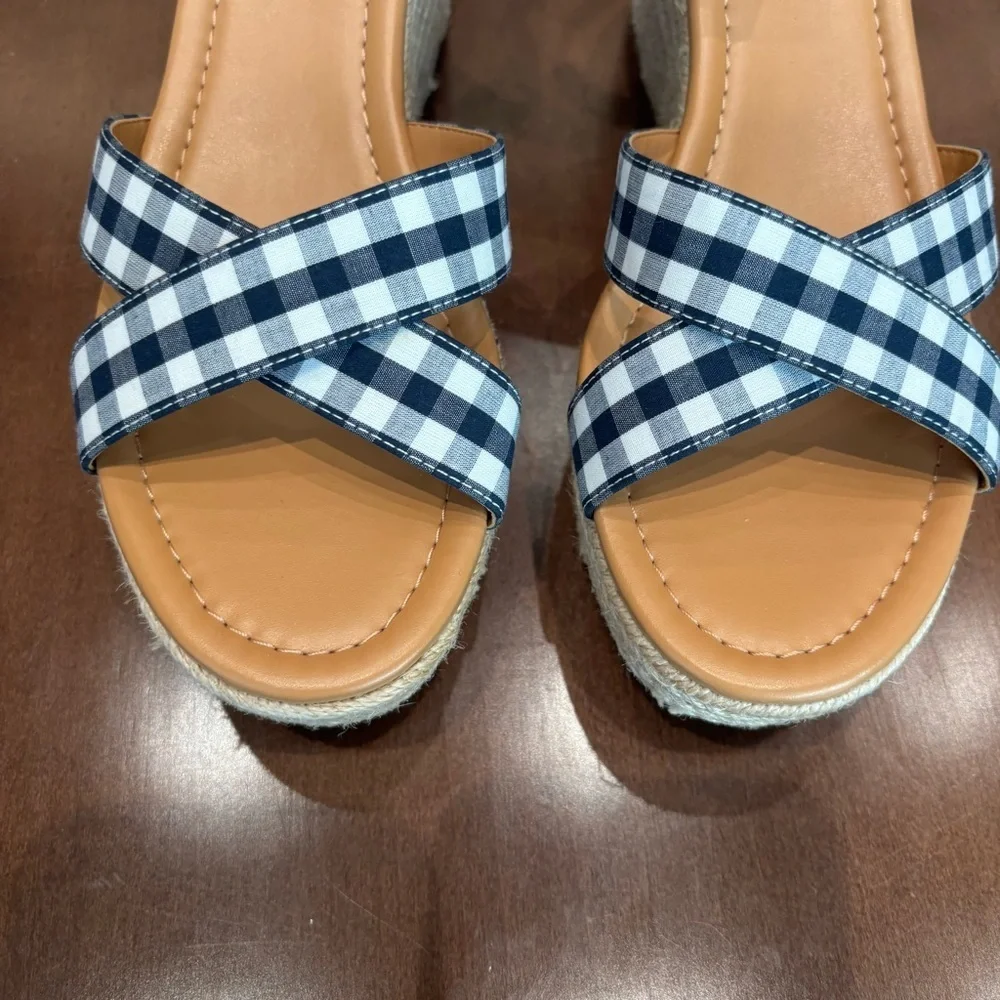 J. Crew fabric upper