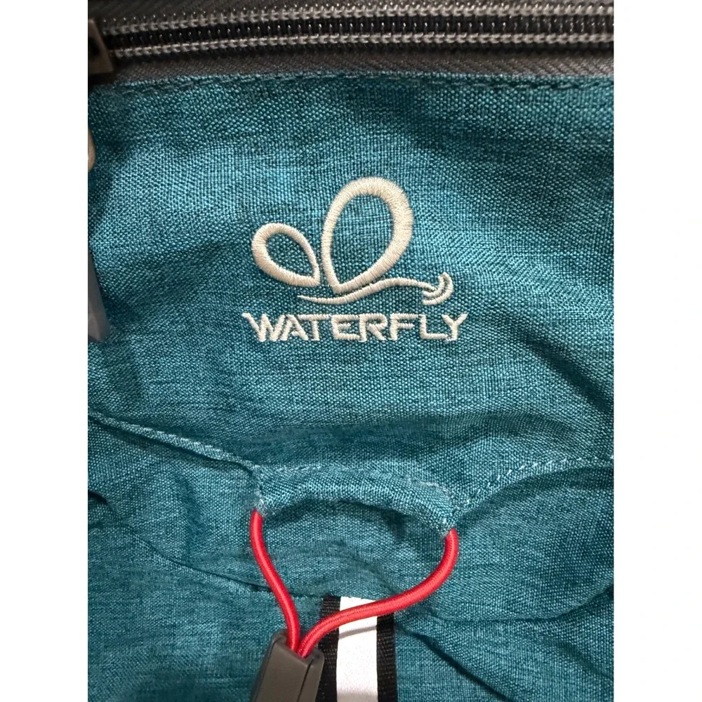Waterfly Teal Blue Foldable Lightweight‎ Hiking Backpack Daypack Travel Bag