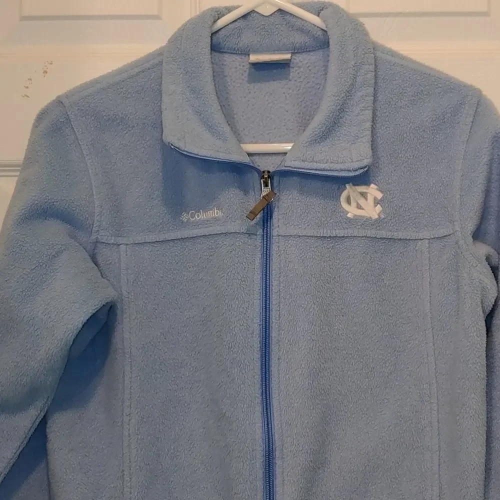 Girls Columbia UNC Tar Heels fleece jackets Sz 18/20