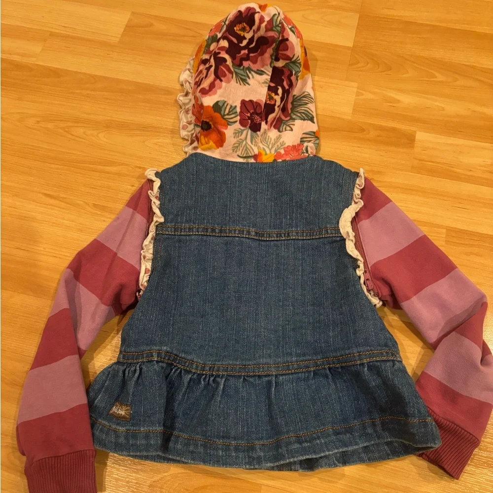 Matilda Jane Jean Jacket with Floral Hood‎