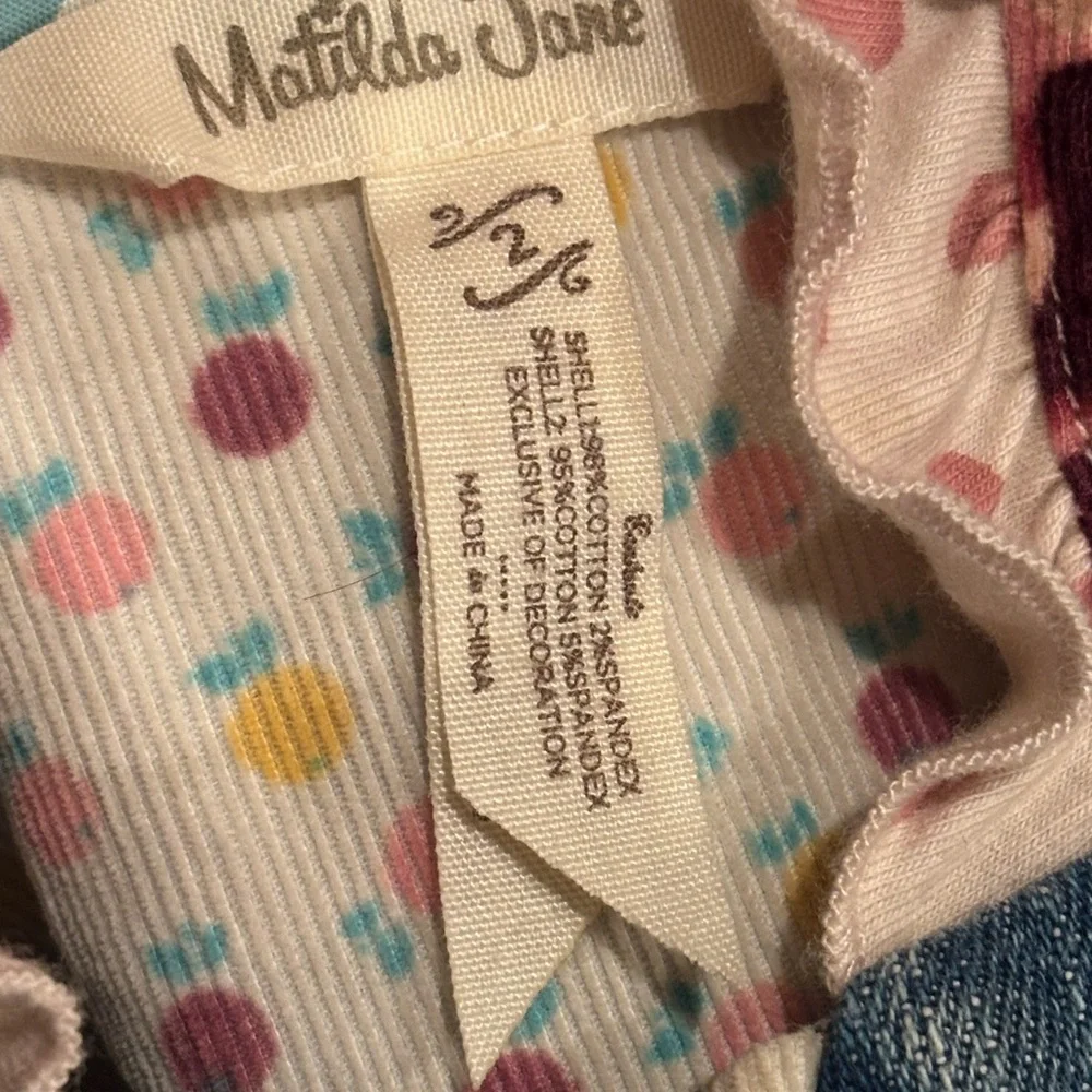 Matilda Jane Jean Jacket with Floral Hood‎